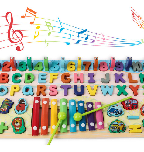 Juego Educativo De Mesa De Pesca Montessori, Juguete Para Ni