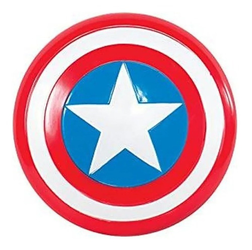 Escudo De Capitán América 45cm Doble Agarre Interior