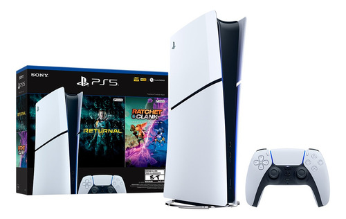 Sony PlayStation 5 Bundle + Base Slim CFI-2015 1TB Digital color blanco 2024
