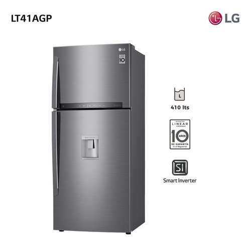 Imagen 2 de 8 de Heladera LG 396 Litros - Gt41agp