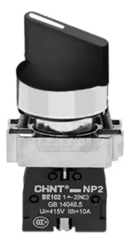 Llave Selectora 2 Posiciones Fijas Neg Np2-bd23
