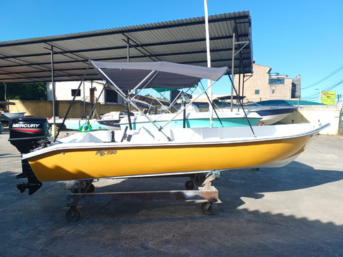 Lancha Rs 530 Com Motor Mercury 50 Elo 2 Tempos 0km 17 Pés