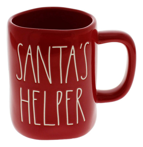 Rae Dunn Por Magenta Santas Helper Red Ll - Taza De Café