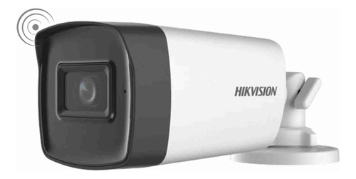 Cámara Bala Turbo 5mp Exir Lente 2.8mm Ir40m Ip67, Hikvision Color Blanco