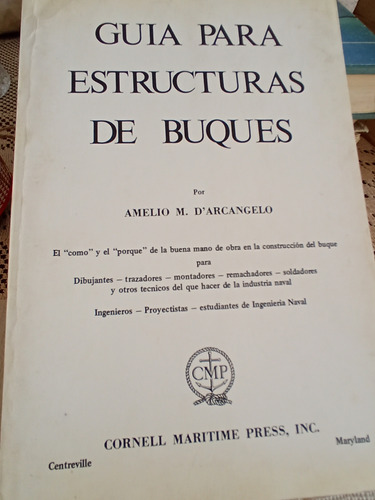 Libro, Guia Para Estructuras De Buques