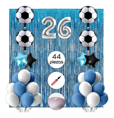 Combo Globos De Belgrano Deco Cumpleaños Super Completo 26 Set Cumpleaños