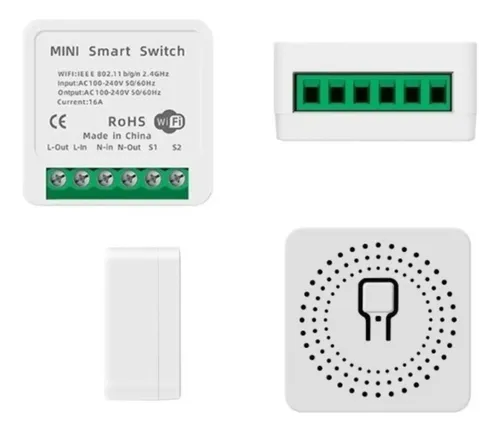 comprar Mini Interruptor Inteligente 16a Wifi Automação Alexa Google