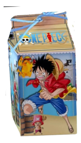 10 Cajitas Milk Box En 3d De One Piece