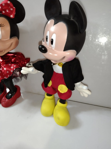 Figura Mickey Mouse O Minnie Articulado Frases Español 35 Cm (Usado)