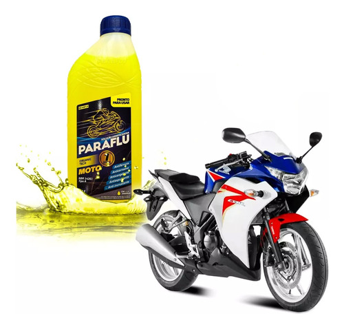 Aditivo Radiador Pronto Uso Paraflu Honda Cbr 250r 2012 1l