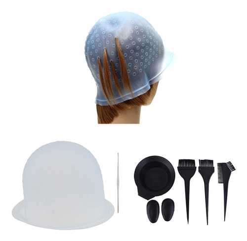 Peine De Tinte De Cabello Gorro Taza De Mezcla Cubiertas De