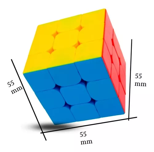 Cubo Mágico Barato Giro Rápido Profissional Magic Cube 3x3 - Dupari