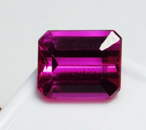 Zafiro 8.80 Ct Rosa Aaa +   Corte Esmeralda Gemas Sueltas   