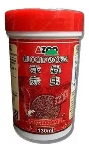 Azoo Blood Worm Larva Mosquito Alimento Peces 10g 130ml