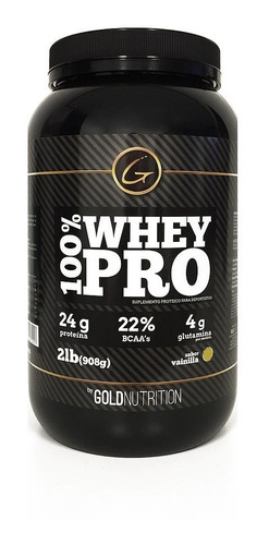 Proteina Whey Protein 100% Whey Pro Gold Nutrition 2 Lb Dojo