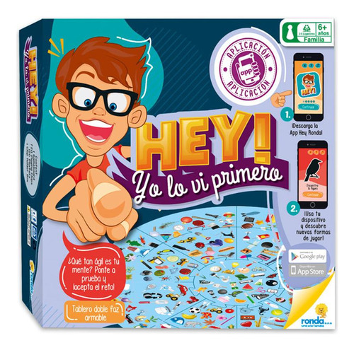 Juego De Mesa Hey! Yo Lo Vi Primero Ronda Con App Oferta