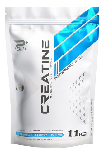 Creatine Monohydrate Powder 1.1kg - P-out