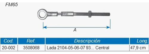 Guaya Freno De Mano Lada 2104-2105-2106-2107 93... Central