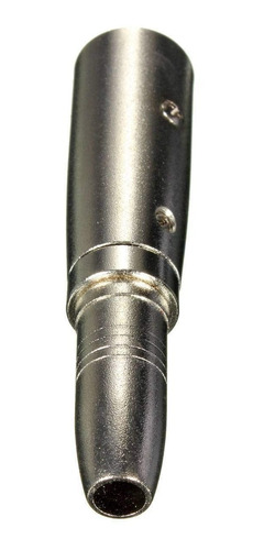 3-pin Xlr Macho A 1/4  Adaptador 6.35mm Mono Gato Femenino