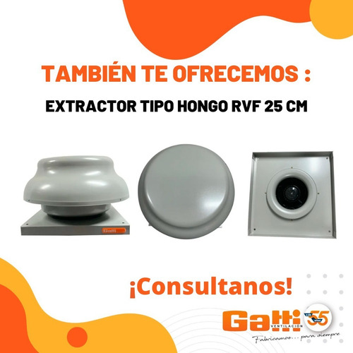 Extractor De Aire Para Techo 15 Cm Tipo Hongo Gatti Vent