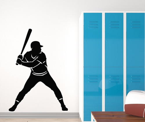 Vinil Decorativo Deporte Béisbol Bateo 