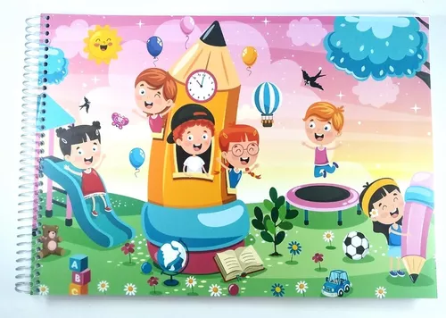 Caderno Para Colorir Infantil Menina 80 Folhas