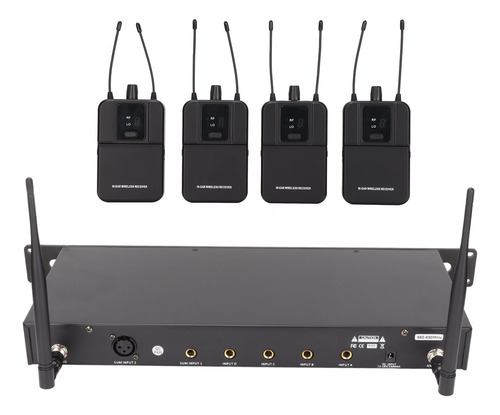 Sistema De Monitor Auditivo Inalámbrico De 4 Canales Selecci