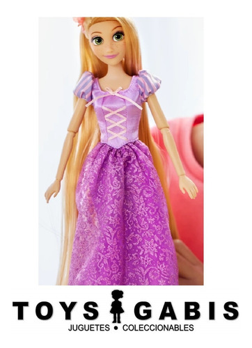 Rapunzel Muñeca Disney Store Tangled Clasica Con Peine