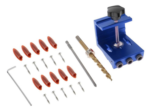 Mini De Orificios Oblicuos Herramienta De Perforación Azul