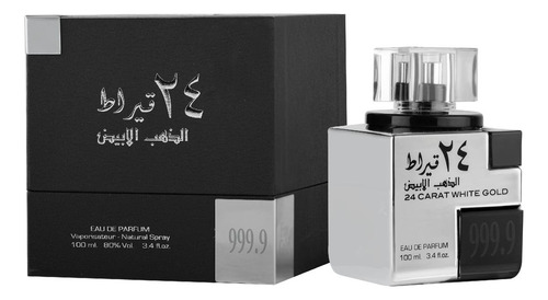 Perfume Unisex Lattafa 24 Carat White Gold Edp 100ml