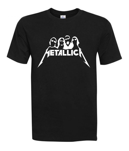 Polera Estampada Banda Rock Metallica  Concierto