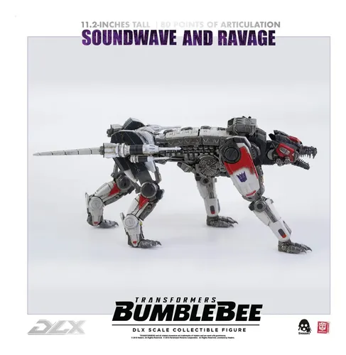 Transformers Soundwave and Ravage フィギュア Transformers Bumblebee Dlx Soundwave And Ravage | Parcelamento sem