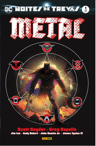 Noites De Trevas: Metal - Volume 1, de Snyder, Scott. Editora Panini Brasil LTDA, capa mole em português, 2018