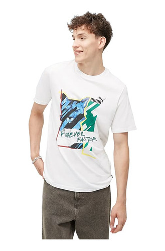 Remera Puma Graphics Photoprint De Hombre - 677192 02 Energy