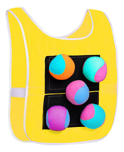 Juego De Dodgeball Con 5 Pelotas De Adultos Amarillos