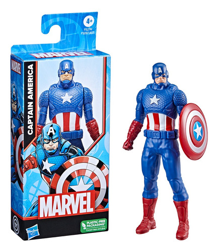 Figura Articulada Capitán América 14cm Marvel Hasbro F5097