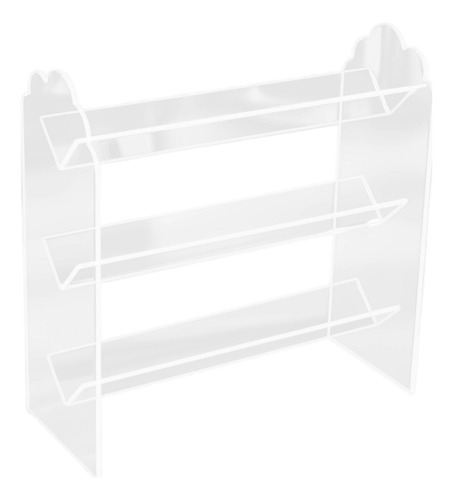 Bandeja Para Donas Transparente De 3 Capas Rectangular Para