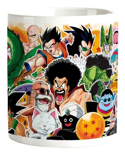 Caneca Xícara Dragon Ball Z Goku E Personagens Do Desenho