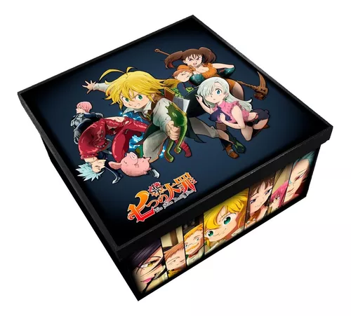 Nanatsu No Taizai Anime Caixa De Madeira Mdf Os Sete Pecados