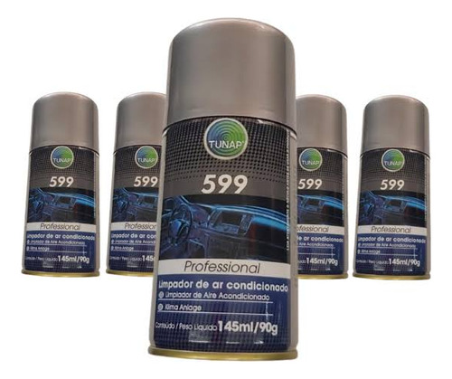 Tunap 599 Granada Limpador De Ar Condicionado Kit Com 5 Unid