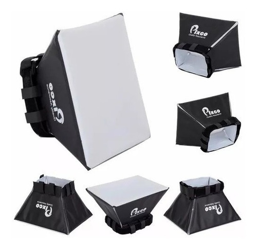 Difusor Minisoftbox Para Flash De Zapata Universal 10x13cm