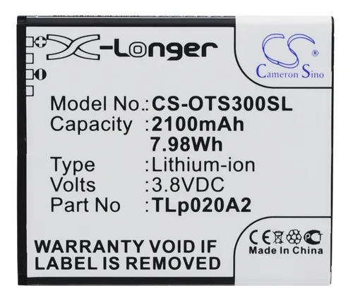 Batería Para Alcatel One Touch Pop S3 , Tlp020a2 , Ots300