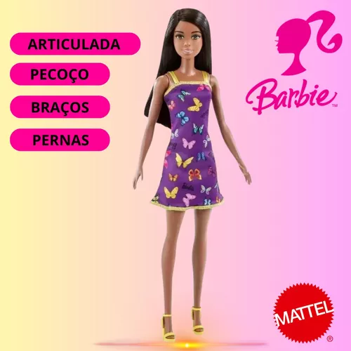 Barbie Roupas e Acessórios Vestido Borboletas Regata e Shorts - Mattel