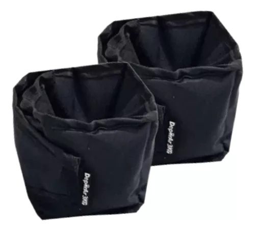 2 Tobilleras Bsfit Reforzadas C/ Ribete 1 Kg C/u Fitness Gym