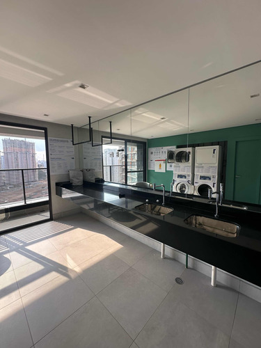 Apartamento Studio 28 Metros Mobiliado Completo À 100mts Metrô Brooklin