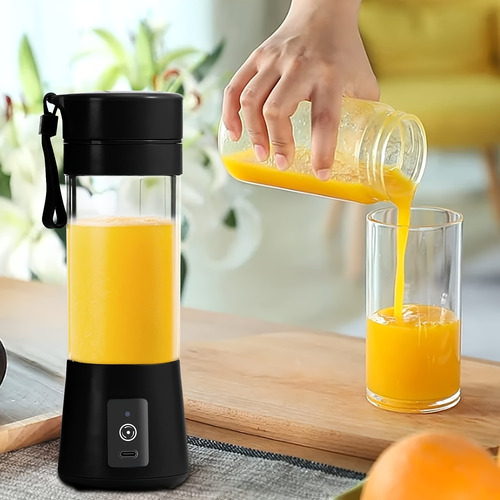 Vaso Batidora Portátil Para Jugo Agua 380 Ml Recargable Usb
