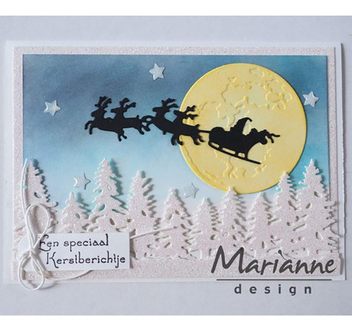 Marianne Design Creatabl Troquel Luna Metal Azul 4.4 X 0.1