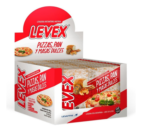 Levadura Levex 50 Sobres X 10 Gr Sin Tacc