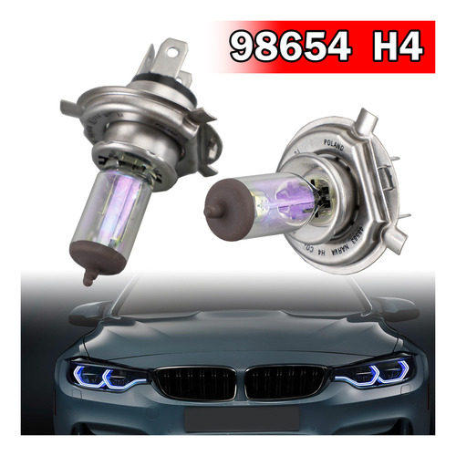 Lámpara De Coche Narva Contrast+ 98654 H4 Co+ 12v60/55w P43t