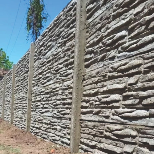 Cerco Perimetral Hormigón Premoldeado- Piedra Serrana Grande